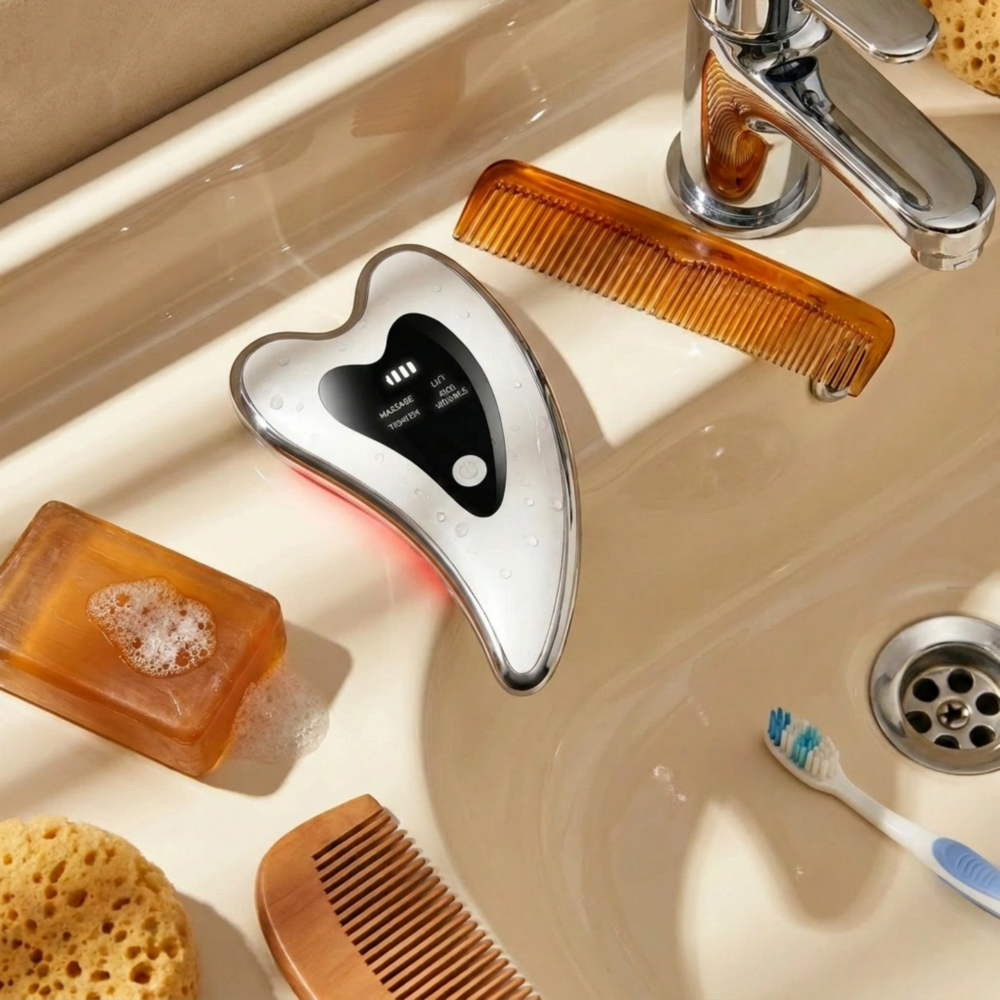 Seravie™ Gua Sha Pro – Masażer do Twarzy 4w1
